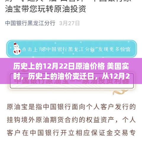历史上的油价变迁日，从12月22日看原油市场的自信与成长之路