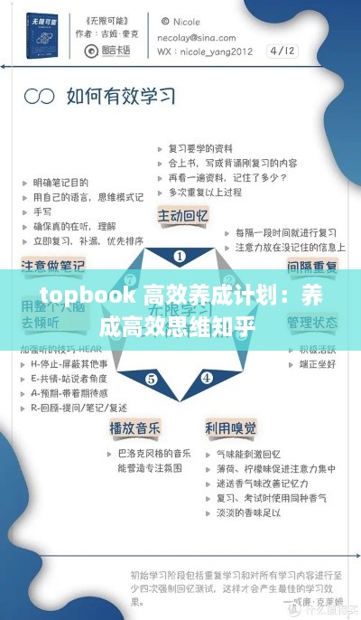 topbook 高效养成计划：养成高效思维知乎 