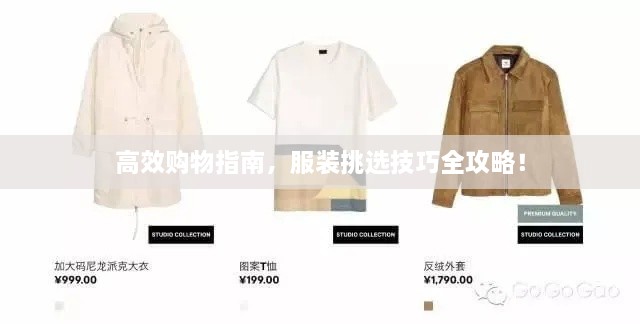 高效购物指南，服装挑选技巧全攻略！
