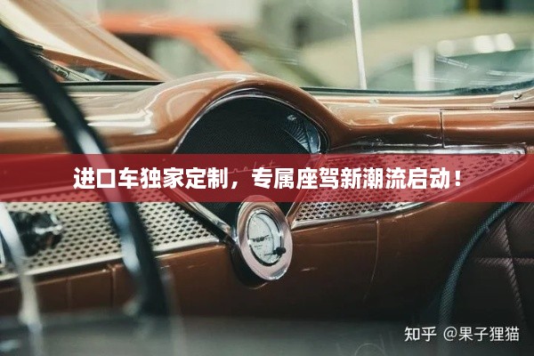 进口车独家定制，专属座驾新潮流启动！
