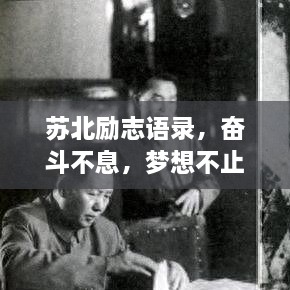 苏北励志语录，奋斗不息，梦想不止的呐喊之旅