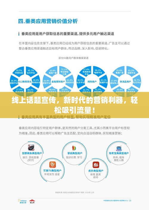 线上话题宣传，新时代的营销利器，轻松吸引流量！