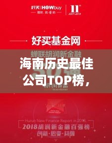 海南历史最佳公司TOP榜，这些企业成就传奇！